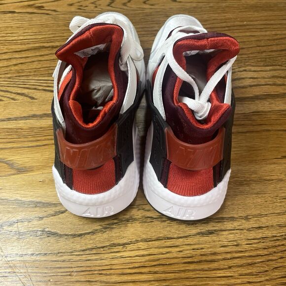 Nike Air Huarache Run White Red Oxide Black Men\'s Retro Running Size 8 NEW